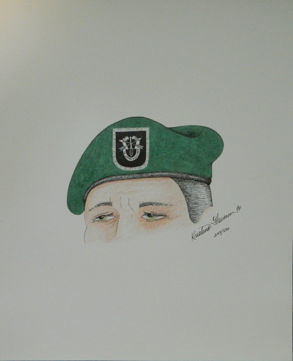 beret drawing
