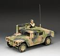 M1025 'HUMVEE' (with Gunner firing the .50 Cal. machine gun)