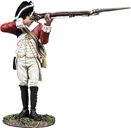 British 43rd Regiment of Foot, Standing Firing, 1780