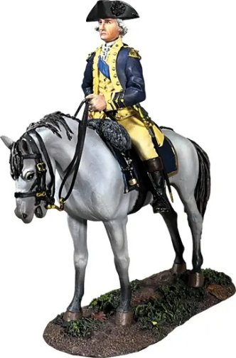 General George Washington Mounted, 1775-80