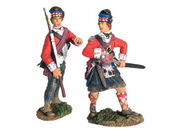 British 71st Highlanders Command Set - Officer and NCO