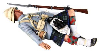 British 42nd Highlander Casualty on Back