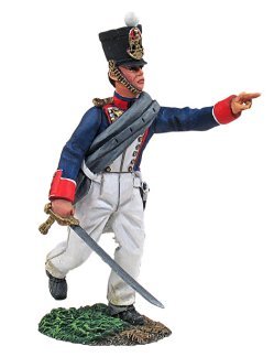 French Line Infantry Fusilier Officer Advancing #1