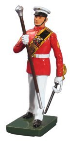 United States Marine Corps Drum Major, Commandant's Own, Red Tunic