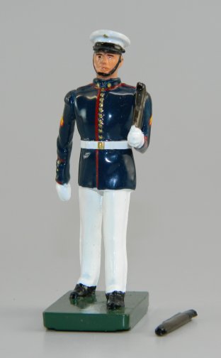 United States Marine Corps Marching, Summer Dress, Left Shoulder