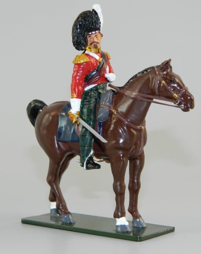 93rd Highlanders Officer, Major Gordon, Mounted, Crimean War