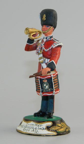 Drummer, Fusiliers (City of London) Regt., 1912 - 90mm