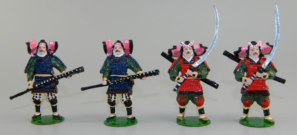 Samurai Warriors on Foot (1410-1467)