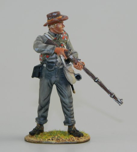 Confederate Infantry Standing Ready