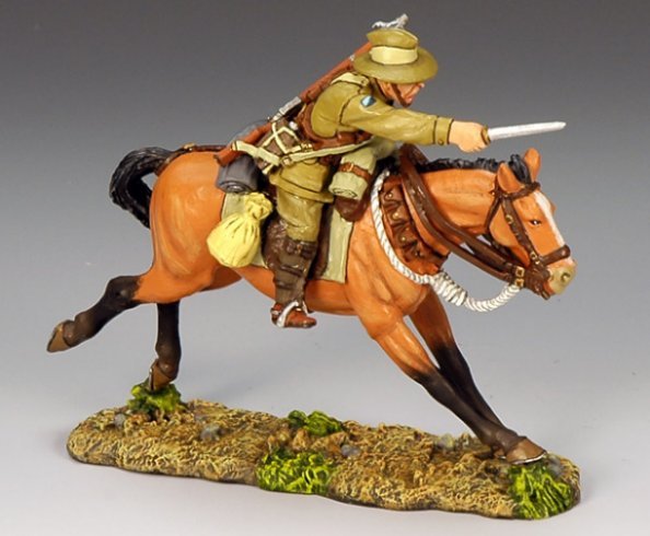 Australian Lighthorse Charging with Bayonet