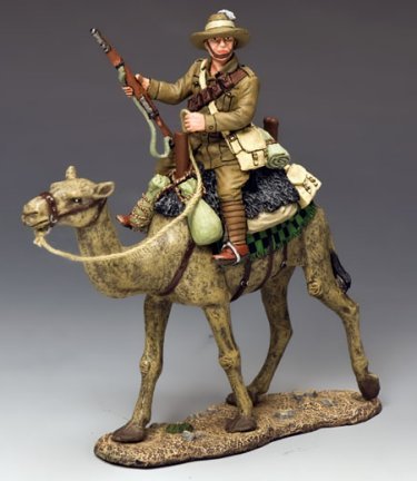 "Aye Ready" Solider on Camel