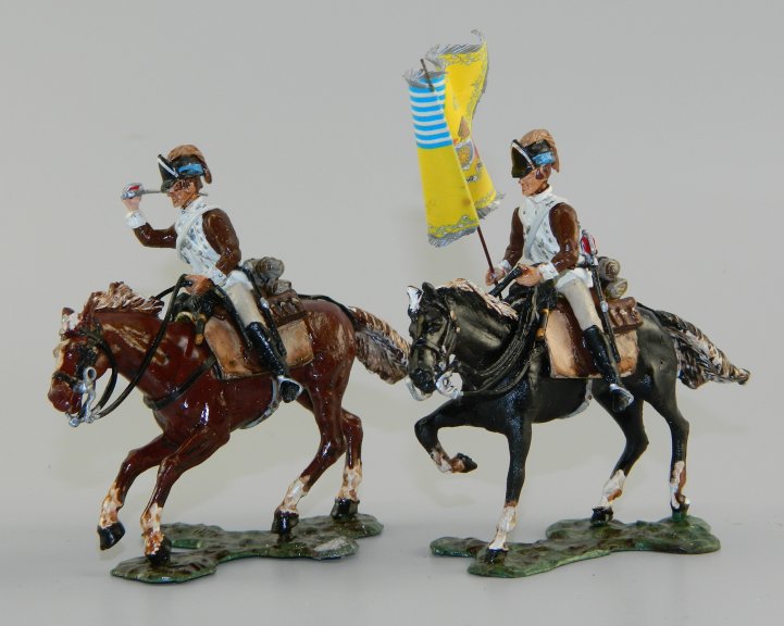 Standard Bearer & Trooper, Philadelphia Light Horse, 1775