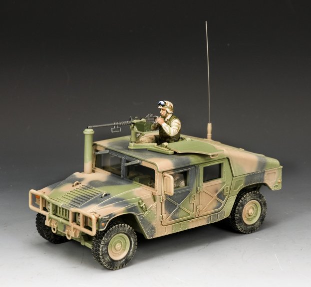 M1025 'HUMVEE' (with Gunner firing the .50 Cal. machine gun)