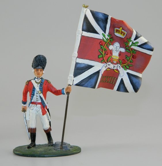 Fusilier Officer w/Flag