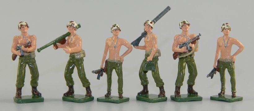 Shirtless US Marines - South Pacific