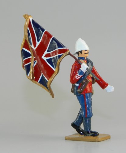 Coldstream Guards - Officer with King's Colors