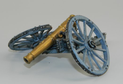 British RHA Artillery Cannon Destroyed