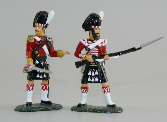 Officer & NCO, 93rd British Highlanders