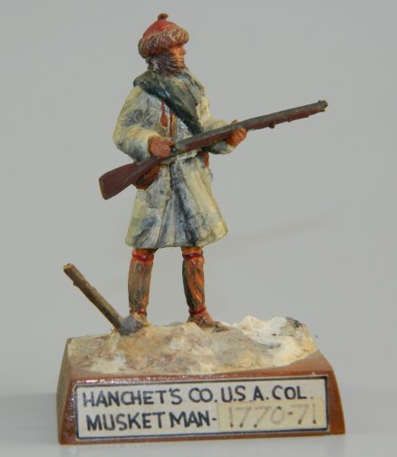 Hanchett's Co. USA Colonial Musket Man, 1770-71