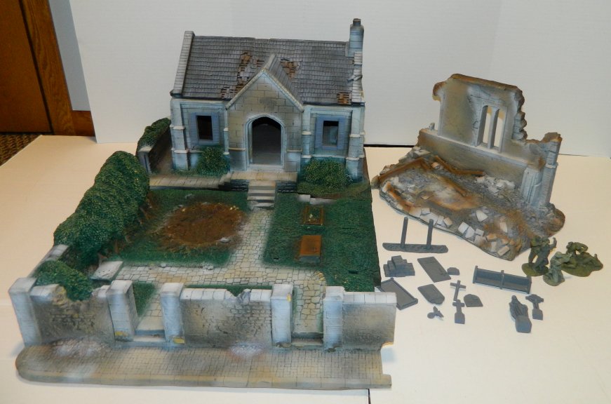 "Death from Above" Priory and Graveyard with Bonus Wall