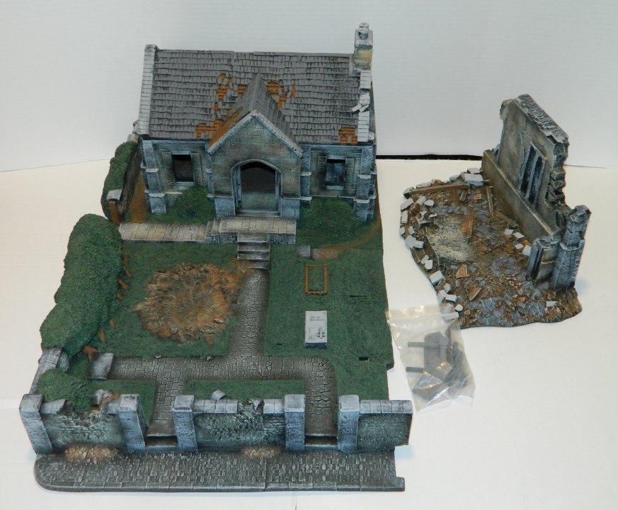 "Death from Above" Priory and Graveyard with Bonus Wall