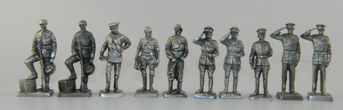 Pewter 1900-1920-1930s Soldiers