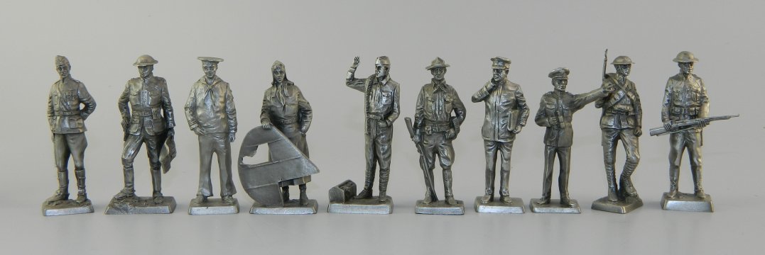 1910s Pewter Soldiers