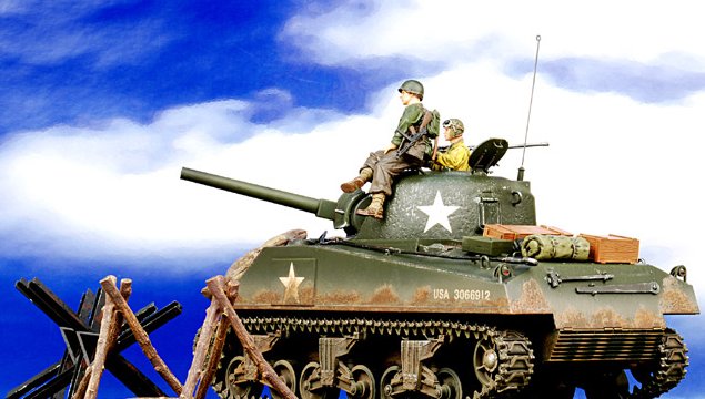 M4A3 Sherman US Army, Normandy, France, D-Day, June 6th 1944