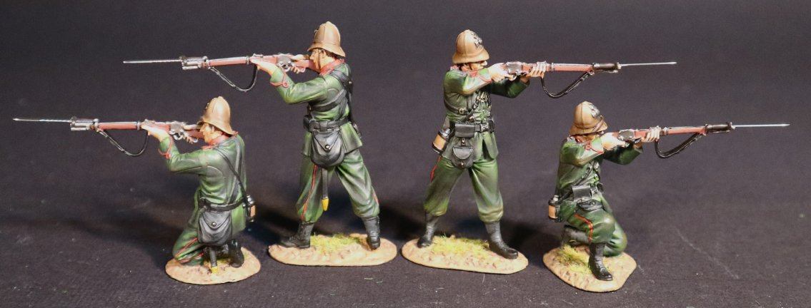 Four Infantry, 3rd Battalion 60th King's Royal Rifle Corps