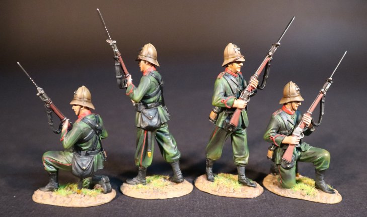 Four Infantry, 3rd Battalion 60th King's Royal Rifle Corps