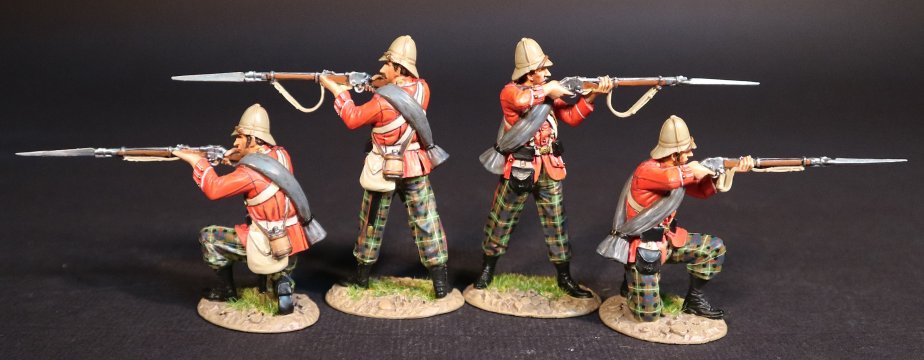 Four Highlanders, 91st Regiment (Princess Louise's Argyll Shire Highlanders)