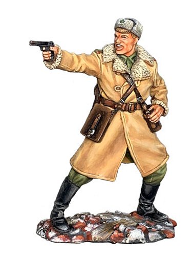 Russian Officer with TT Pistol