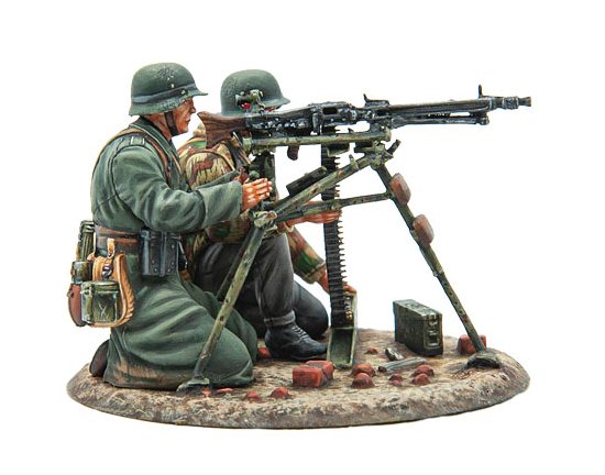 German MG 42 on Tripod Team