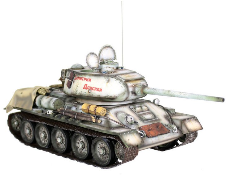 Russian T34/85 Winter 36th Separate Tank Regt -  February 1944