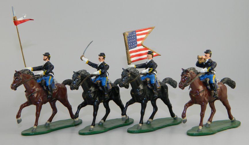 American Civil War Mounted Soldiers