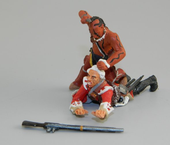 French & Indian War Set #1 "Being Scalped"