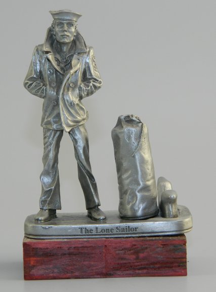 The Lone Sailor Pewter Statuette