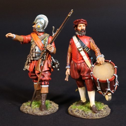 Officer & Drummer, Maltese Militia