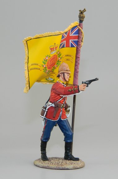 British 80th Foot Standard Bearer - Regimental Colors