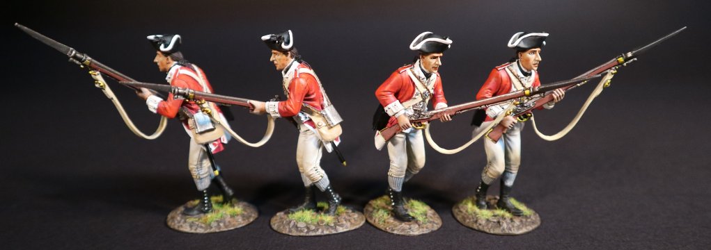 Four British Marines, Battle of Bunker Hill