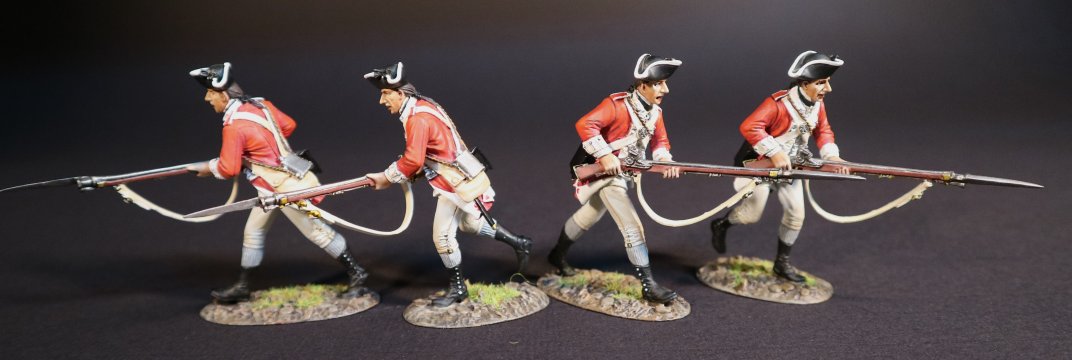 Four British Marines, Battle of Bunker Hill