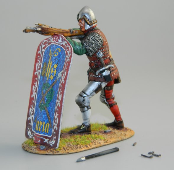 Genoese Mercenary Crossbowman Standing Firing