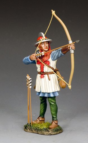 English Archer Firing Upwards