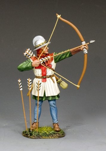 English Archer Firing Upwards