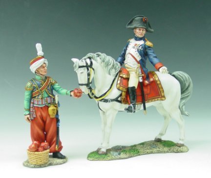 Mounted Napoleon and Mameluke Servant