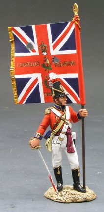 Coldstream Guards Officer with King's Colour