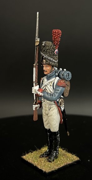 Old Guard Grenadier Standing on Parade