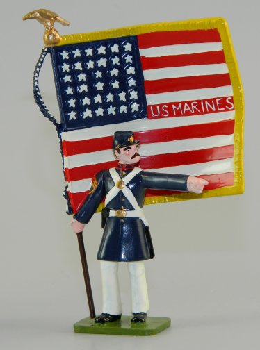 US Marine Flag-bearer - Summer