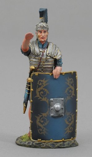 Praetorian Saluting with Gold Shield Pattern