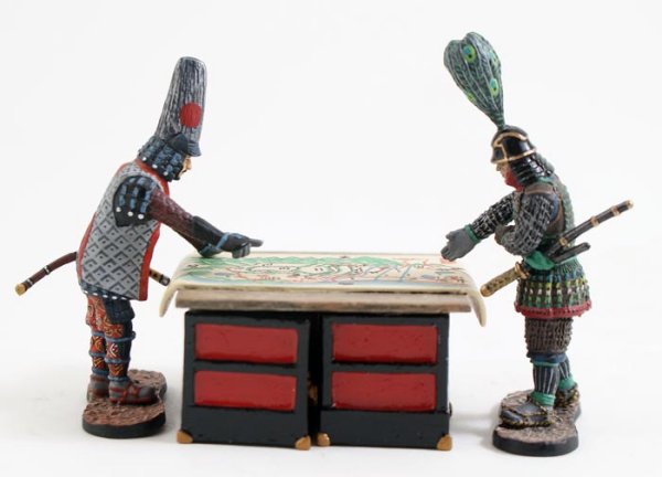 Two Samurai At Map Table